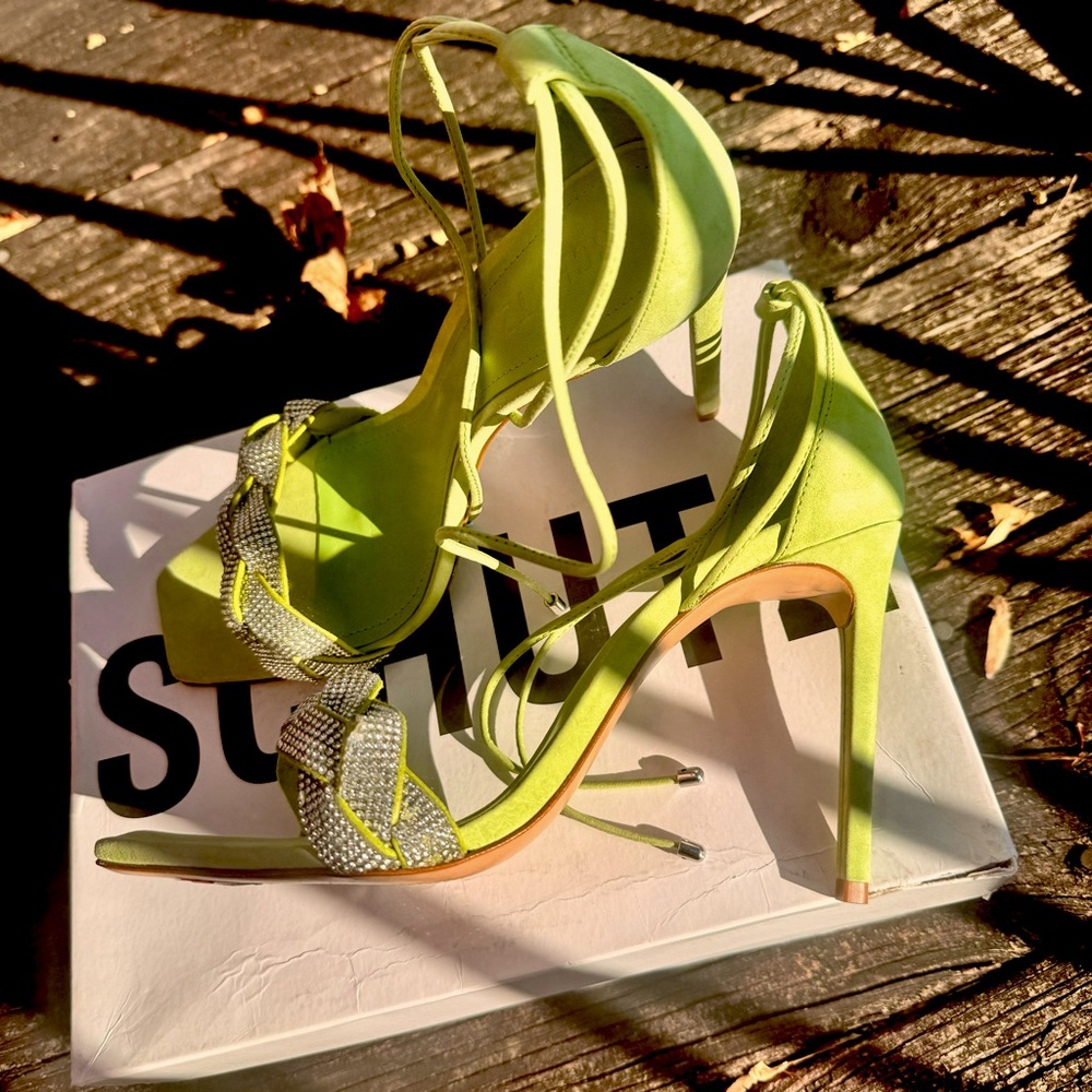 SCHUTZ Alissa Heel Sandals Sz 9,5 - Picture 2 of 16